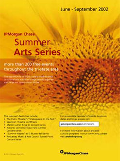 Poster for JPMorgan Chase Summer Arts Series